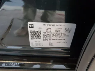 2021 Buick Enclave Premium with VIN 5GAERCKW0MJ233795, listed as a Copart auction lot 72148624 with 41,863 mi miles and Salvage Title. Bid and sale history available at carsss.com. Image 12.