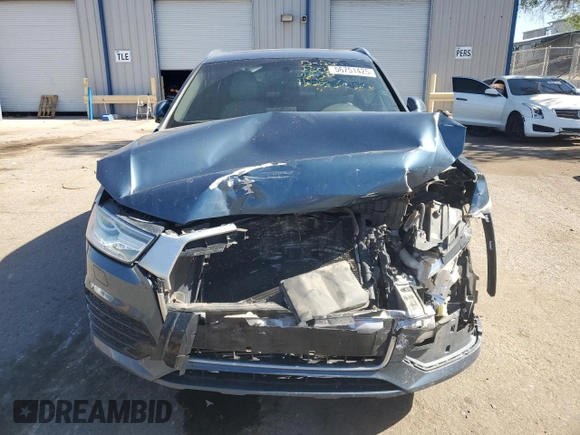 2018 Audi Q3 Premium with VIN WA1BCCFS3JR008904, listed as a Copart auction lot 56751425 with 75,943 mi miles and Salvage title. Bid and sale history available at DreamBid. Image 5.