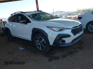 2024 Subaru Crosstrek Premium with VIN JF2GUADC8RH371288, listed as a IAAI auction lot 41978765 with 11,199 mi miles and . Bid and sale history available at DreamBid. Image 1.