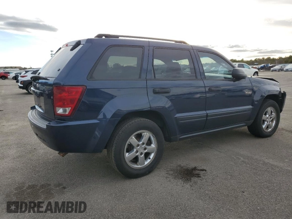 2006 Jeep Grand Cherokee Laredo with VIN 1J4HS48N36C254727, listed as a Copart auction lot 85730814 with 154,404 mi miles and Salvage Title. Bid and sale history available at carsss.com. Image 3.