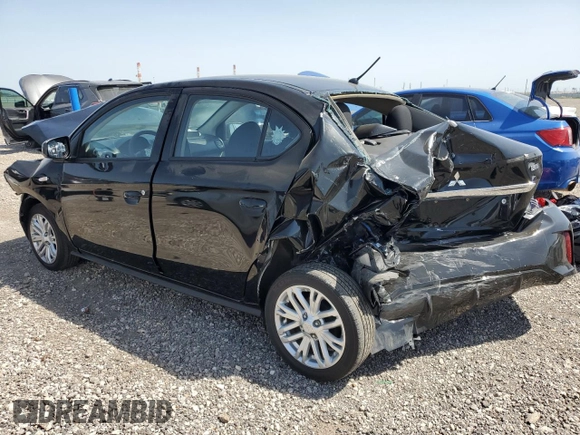 2023 Mitsubishi Mirage ES z VIN ML32FUFJ0PHF05827, wystawiony jako Copart lot #50081475 z przebiegiem 71 445 mil mil oraz Szkoda całkowita • Salvage title. Historia ofert i sprzedaży dostępna na DreamBid. Obrazek 2.