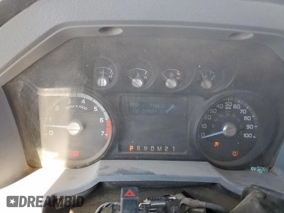 2011 Ford F-250 XL with VIN 1FT7W2A62BEA25449, listed as a Copart auction lot 46694135 with 399,254 mi miles and Salvage Title. Bid and sale history available at carsss.com. Image 9.