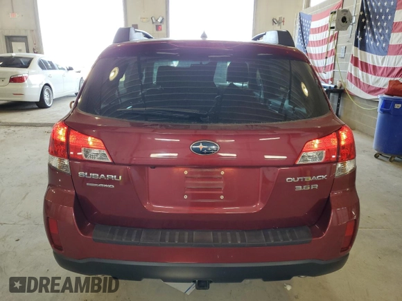 2012 Subaru Outback Limited with VIN 4S4BRDKC4C2280197, listed as a Copart auction lot 51958995 with 117,270 mi miles and Salvage title. Bid and sale history available at DreamBid. Image 6.