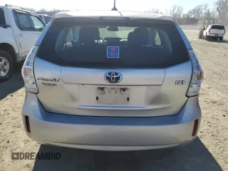 2012 Toyota Prius Two with VIN JTDZN3EU5C3075978, listed as a Copart auction lot 88451795 with 208,126 mi miles and Salvage Title. Bid and sale history available at DreamBid. Image 6.