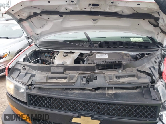 2023 Chevrolet Express Cargo with VIN 1GCWGAFP3P1219054, listed as a IAAI auction lot 41615581 with 36,622 mi miles and . Bid and sale history available at DreamBid. Image 10.