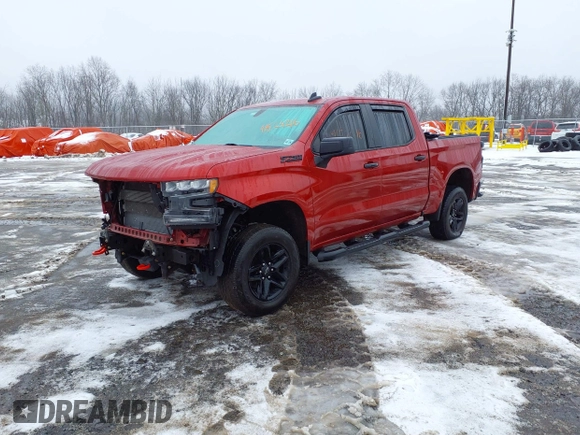 2020 Chevrolet Silverado 1500 LT Trail Boss with VIN 3GCPYFED5LG152801, listed as a IAAI auction lot 41524216 with 92,940 mi miles. Bid and sale history available at carsss.com. Image 17.
