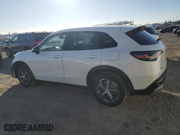 2025 Honda HR-V EX-L with VIN 3CZRZ1H76SM722801, listed as a Copart auction lot 42260755 with 55 mi miles and Salvage Title. Bid and sale history available at carsss.com. Image 2.