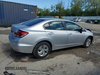 2015 Honda Civic LX z VIN 19XFB2F50FE040002, wystawiony jako Copart lot #57874295 z przebiegiem 174 697 mil mil oraz Czysty tytuł • Clean title. Historia ofert i sprzedaży dostępna na DreamBid. Obrazek 3.