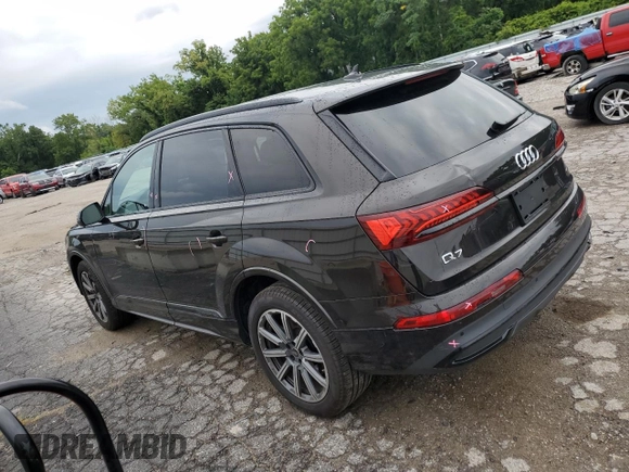 2024 Audi Q7 Premium Plus with VIN WA1LCBF73RD001311, listed as a Copart auction lot 67034904 with 7,976 mi miles and Salvage Title. Bid and sale history available at carsss.com. Image 2.
