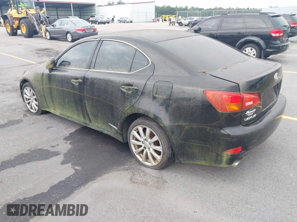 2006 Lexus IS 250 with VIN JTHCK262662001693, listed as a IAAI auction lot 42681720 with 336,622 mi miles and . Bid and sale history available at DreamBid. Image 3.