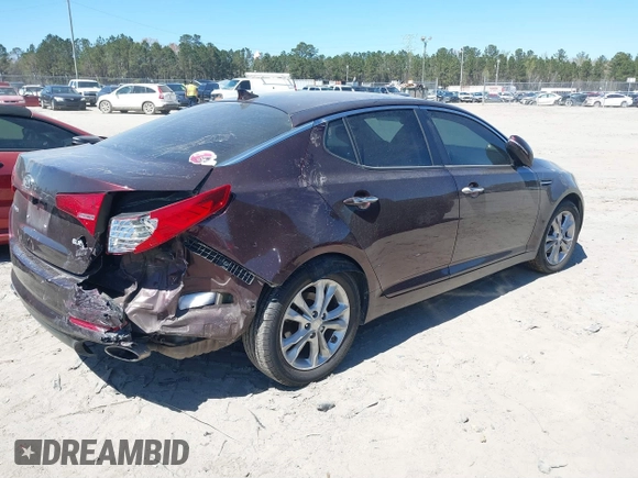 2012 Kia Optima EX with VIN 5XXGN4A73CG071036, listed as a IAAI auction lot 41849926 with 147,448 mi miles. Bid and sale history available at carsss.com. Image 4.