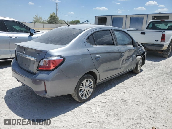 2022 Mitsubishi Mirage G4 ES with VIN ML32FUFJ8NHF08083, listed as a Copart auction lot 62842563 with 8,788 mi miles. Bid and sale history available at carsss.com. Image 3.