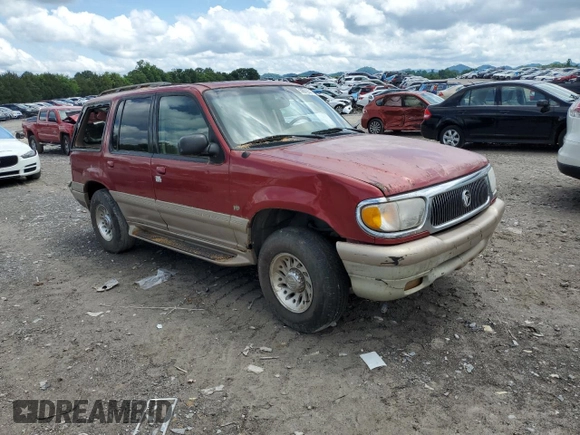 2000 Mercury Mountaineer with VIN 4M2ZU86P2YUJ30049, listed as a Copart auction lot 58619545 with 149,673 mi miles and Salvage title. Bid and sale history available at DreamBid. Image 4.