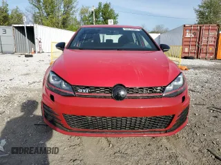 2017 Volkswagen Golf GTI S with VIN 3VW547AU6HM071018, listed as a Copart auction lot 53872665 with 49,292 mi miles and Salvage Title. Bid and sale history available at carsss.com. Image 5.