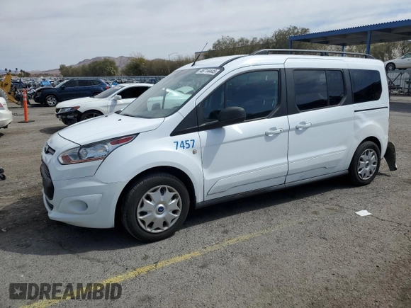 2016 Ford Transit Connect XLT with VIN NM0GE9F72G1241648, listed as a Copart auction lot 48714445 with 99,565 mi miles and Salvage title. Bid and sale history available at DreamBid. Image 1.