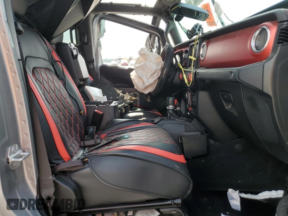 2018 Jeep Wrangler Unlimited Rubicon with VIN 1C4HJXFG4JW236436, listed as a Copart auction lot 60782365 with Not provided miles and Salvage title. Bid and sale history available at DreamBid. Image 7.