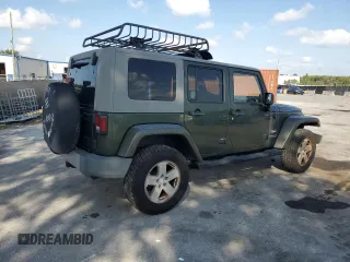 2008 Jeep Wrangler Unlimited Sahara with VIN 1J4GA59198L566019, listed as a Copart auction lot 53975965 with 184,612 mi miles and Salvage Title. Bid and sale history available at carsss.com. Image 3.