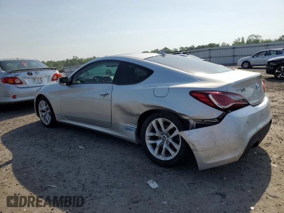 2013 Hyundai Genesis Coupe R-Spec with VIN KMHHU6KJ3DU112575, listed as a Copart auction lot 57287265 with 55,720 mi miles and Salvage title. Bid and sale history available at DreamBid. Image 2.