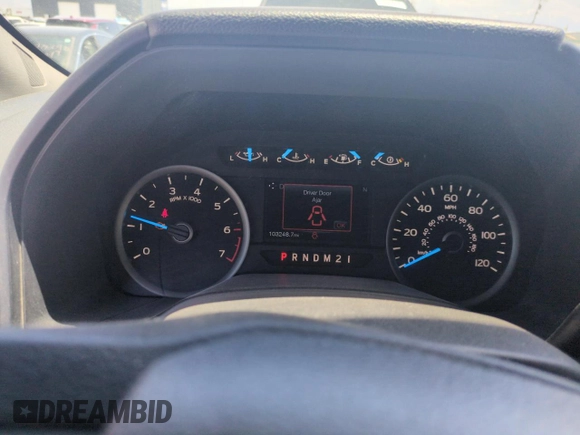 2017 Ford F-150 XL with VIN 1FTEW1EF9HKE54092, listed as a Copart auction lot 58506845 with 103,248 mi miles and Salvage title. Bid and sale history available at DreamBid. Image 9.