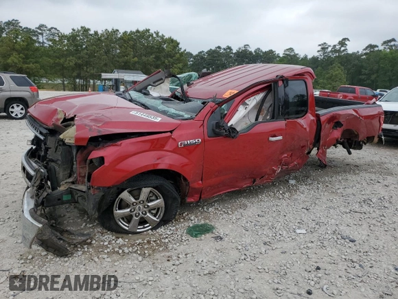 2020 Ford F-150 XL with VIN 1FTEX1CP3LKE59502, listed as a Copart auction lot 51449535 with 117,877 mi miles and Non repairable. Bid and sale history available at DreamBid. Image 1.