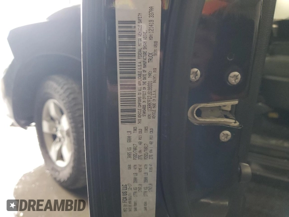2018 Ram 1500 Express with VIN 1C6RR7FG7JS199331, listed as a Copart auction lot 52584775 with 117,383 mi miles and Salvage Title. Bid and sale history available at carsss.com. Image 12.