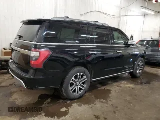2018 Ford Expedition Platinum with VIN 1FMJU1MT4JEA01512, listed as a Copart auction lot 43739555 with 118,964 mi miles and Salvage Title. Bid and sale history available at carsss.com. Image 3.