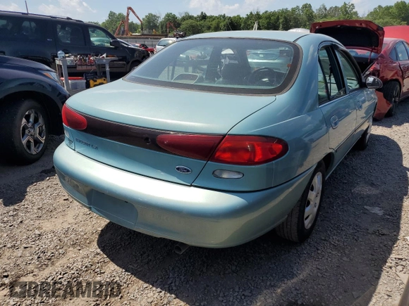 1998 Ford Escort LX with VIN 1FAFP10P1WW198981, listed as a Copart auction lot 60413215 with 82,113 mi miles and Salvage title. Bid and sale history available at DreamBid. Image 3.