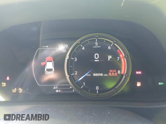 2020 Lexus UX 200 F Sport with VIN JTHE3JBH1L2023381, listed as a IAAI auction lot 41795195 with 88,098 mi miles and . Bid and sale history available at DreamBid. Image 7.