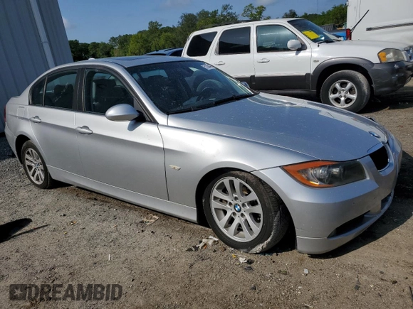 2007 BMW 3 Series 328i with VIN WBAVA33597KX82600, listed as a Copart auction lot 51384475 with 81,597 mi miles and Non Repairable. Bid and sale history available at carsss.com. Image 4.
