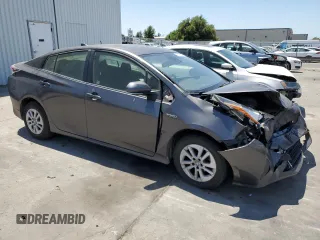 2017 Toyota Prius Two with VIN JTDKBRFU6H3579703, listed as a Copart auction lot 59566345 with 238,380 mi miles and Salvage title. Bid and sale history available at DreamBid. Image 4.