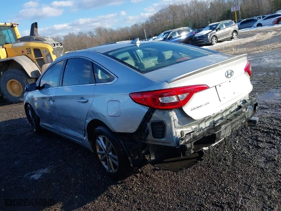 2017 Hyundai Sonata SE with VIN 5NPE24AF1HH566046, listed as a IAAI auction lot 41244847 with 1 mi miles. Bid and sale history available at carsss.com. Image 3.