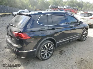 2020 Volkswagen Tiguan SEL Premium R-Line with VIN 3VV4B7AX9LM164690, listed as a Copart auction lot 71342434 with 62,009 mi miles and Salvage Title. Bid and sale history available at carsss.com. Image 3.