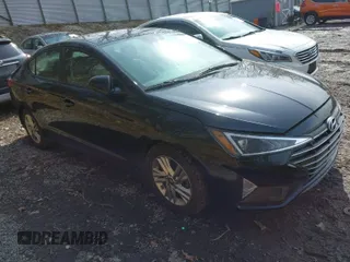 2020 Hyundai Elantra SEL with VIN KMHD84LF3LU092442, listed as a IAAI auction lot 41718874 with 56,764 mi miles. Bid and sale history available at carsss.com. Image 1.