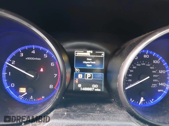 2015 Subaru Legacy Premium с VIN 4S3BNBC66F3005166, выставлен на аукционе IAAI как лот 38924627 с пробегом 148 887 миль миль и . История ставок и продаж доступна на DreamBid. Изображение 7.
