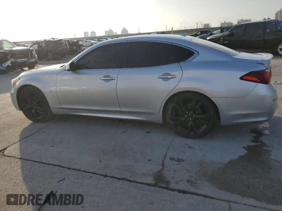 2017 Infiniti Q70 3.7 with VIN JN1BY1AP6HM740551, listed as a Copart auction lot 54435405 with 103,557 mi miles and Salvage Title. Bid and sale history available at DreamBid. Image 2.