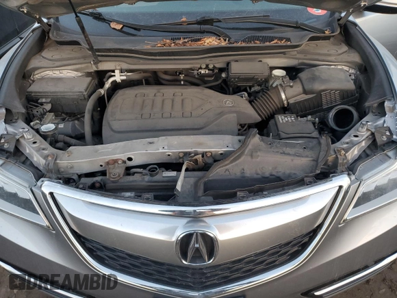 2016 Acura MDX w/Tech with VIN 5FRYD4H47GB060373, listed as a Copart auction lot 88132165 with 91,435 mi miles and Non Repairable. Bid and sale history available at carsss.com. Image 12.
