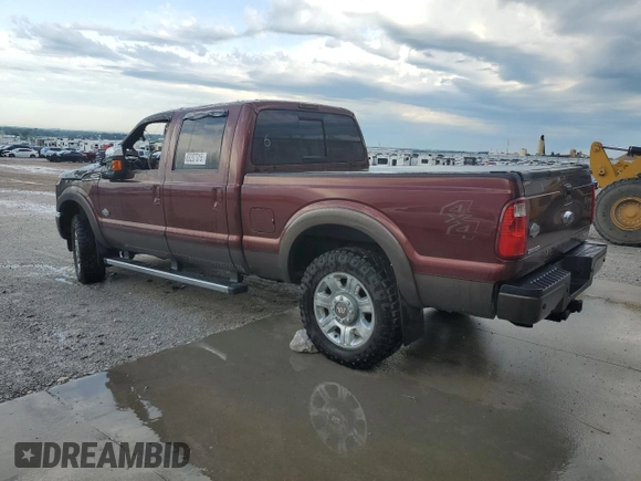 2015 Ford F-250 Lariat z VIN 1FT7W2B65FEA81695, wystawiony jako Copart lot #63207315 z przebiegiem Nie podano mil oraz Szkoda całkowita • Salvage title. Historia ofert i sprzedaży dostępna na DreamBid. Obrazek 2.