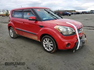 2012 Kia Soul + with VIN KNDJT2A64C7472840, listed as a Copart auction lot 41440155 with 0 mi miles and Salvage Title. Bid and sale history available at carsss.com. Image 4.