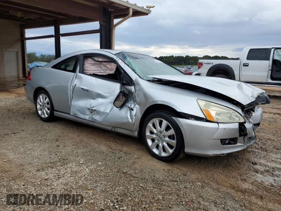 2007 Honda Accord LX with VIN 1HGCM82257A003612, listed as a Copart auction lot 73422614 with 129,945 mi miles and Salvage title. Bid and sale history available at DreamBid. Image 4.