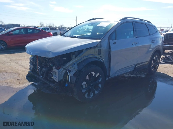2023 Kia Sportage X-Line with VIN 5XYK6CAF1PG035307, listed as a IAAI auction lot 41621886 with 23,018 mi miles. Bid and sale history available at carsss.com. Image 18.