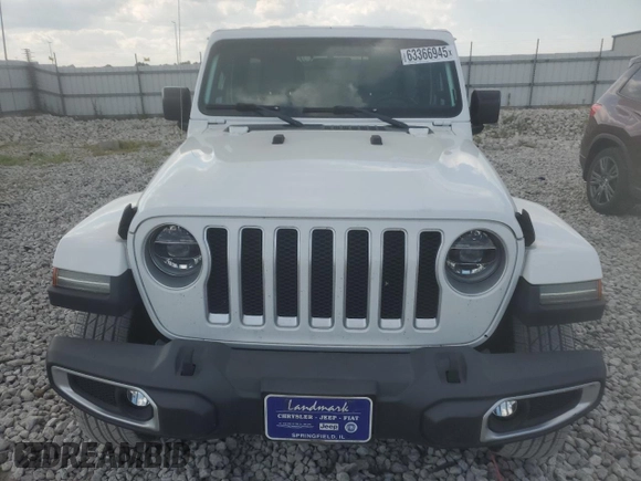 2018 Jeep Wrangler Unlimited Sahara z VIN 1C4HJXEGXJW125715, wystawiony jako Copart lot #63366945 z przebiegiem 60 632 mil mil oraz Szkoda całkowita • Salvage title. Historia ofert i sprzedaży dostępna na DreamBid. Obrazek 5.
