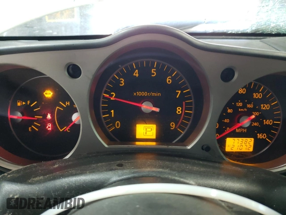 2007 Nissan 350Z Touring with VIN JN1BZ34D17M505435, listed as a Copart auction lot 52985465 with 77,382 mi miles and Salvage Title. Bid and sale history available at carsss.com. Image 9.