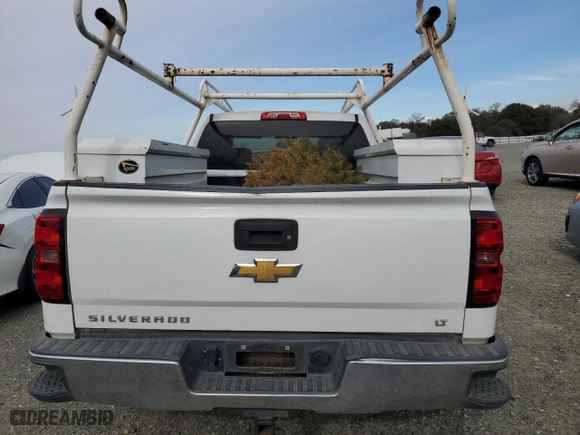 2014 Chevrolet Silverado 1500 LT with VIN 1GCRCREH2EZ353537, listed as a Copart auction lot 43974155 with 177,587 mi miles and Salvage Title. Bid and sale history available at carsss.com. Image 6.