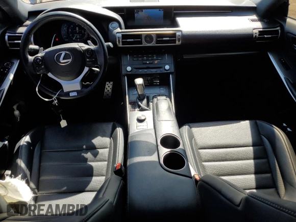2015 Lexus IS 350 with VIN JTHCE1D22F5009910, listed as a Copart auction lot 58900054 with 107,331 mi miles and Clean Title. Bid and sale history available at DreamBid. Image 8.