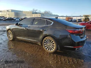 2017 Kia Cadenza Premium with VIN KNALB4J10H5049989, listed as a Copart auction lot 45999635 with 103,427 mi miles and Salvage Title. Bid and sale history available at carsss.com. Image 2.