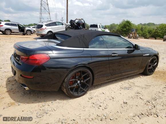 2012 BMW 6 Series 650i with VIN WBALZ3C56CDL70455, listed as a Copart auction lot 51933654 with 146,171 mi miles and Clean Title. Bid and sale history available at carsss.com. Image 3.