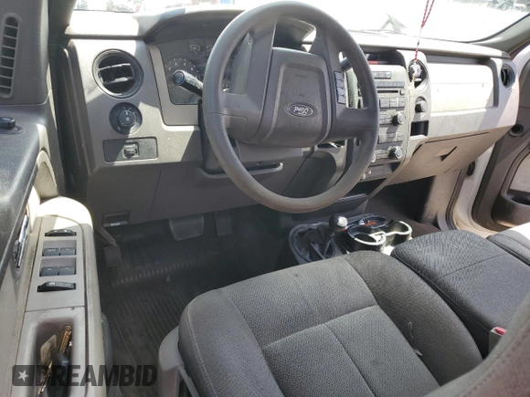 2010 Ford F-150 XL with VIN 1FTEX1EW4AKE08902, listed as a Copart auction lot 64699795 with 288,700 mi miles and Salvage title. Bid and sale history available at DreamBid. Image 8.