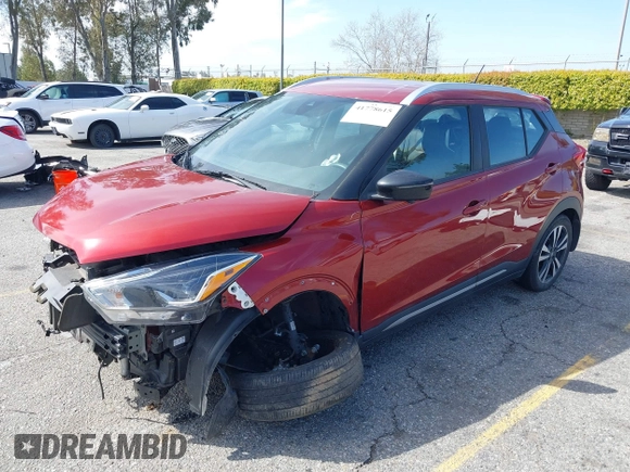 2020 Nissan Kicks SR with VIN 3N1CP5DV5LL536903, listed as a IAAI auction lot 41778615 with 90,744 mi miles. Bid and sale history available at carsss.com. Image 17.