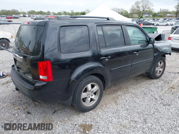 2011 Honda Pilot EX-L with VIN 5FNYF4H59BB039862, listed as a IAAI auction lot 42048218 with 174,102 mi miles and . Bid and sale history available at carsss.com. Image 4.