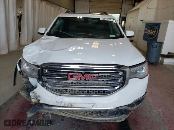 2017 GMC Acadia SLT with VIN 1GKKNULS0HZ326231, listed as a Copart auction lot 78011814 with 108,064 mi miles and Salvage Title. Bid and sale history available at carsss.com. Image 5.